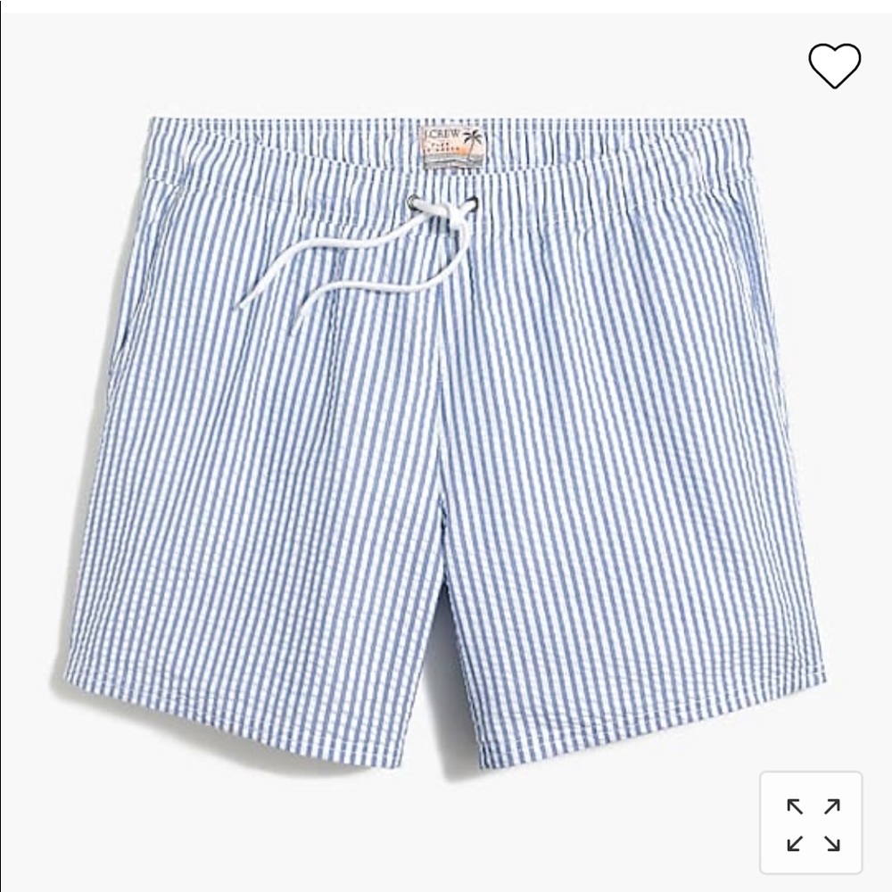 JCREW 6" SEERSUCKER SWIM TRUNK - NWT
Item AK875
Size: MEDIUM
Color: SAIL BLUE